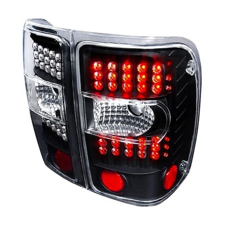 Overtime LED Tail Lights for 01 to 04 Ford Ranger- Chrome - 6 x 20 x 13 in. OV3201475